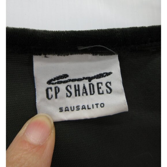 CP Shades Top Medium Sausalito Velvet Blouse Cottage Whimsigoth VTG - Picture 8 of 10